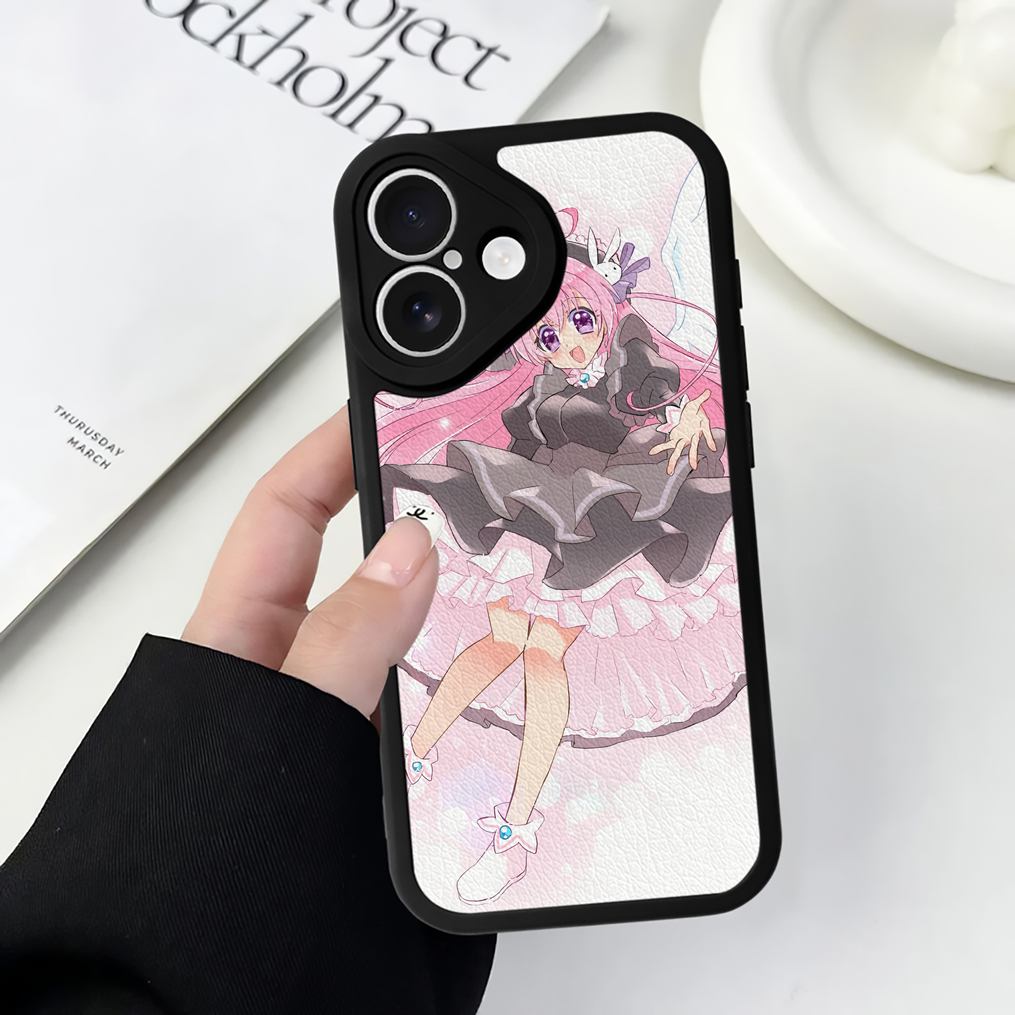 （画像用） 美少女戦士セーラームーン Sailor Moon 【iPhone 16シリーズ対応】シリコンスマホケース（レザー調） 材質：シリコン